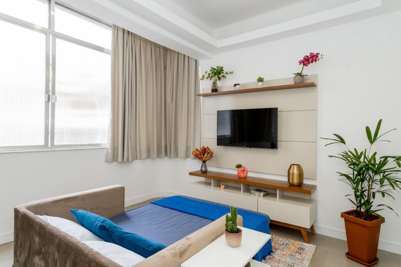 Relax Em Copacabana, Quarto E Sala, 150 Mt Da Praia, Cozinha, Maq De Lavar Roupa E Ar Rio de Janeiro Luaran gambar